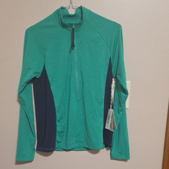 Carve Designs Tops - Carve Designs Green and Blue Women's Top